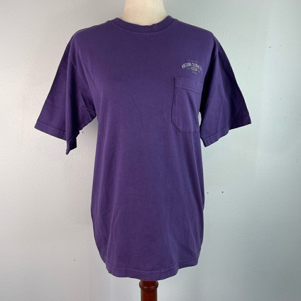 NWT Arizona Jeans Company Purple Short Sleeve T-Shirt Size L
